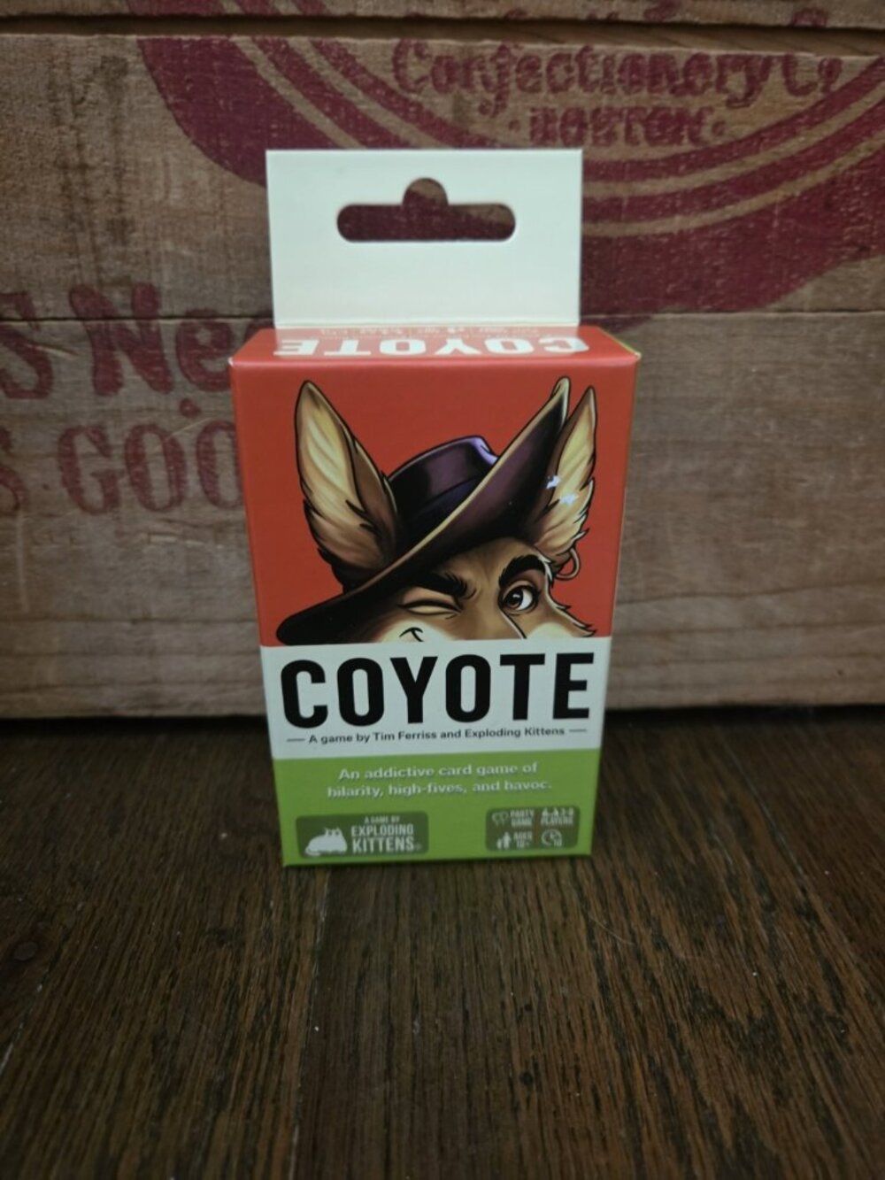 Tim Ferriss COYOTE Party Game, 3-8 Players Ages 10+ New & Sealed